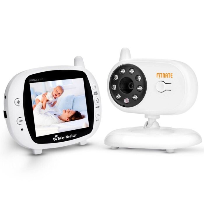 3.5" Audio Video Baby Monitor Wireless Digital Camera Night Vision Safety Viewer - Image 1