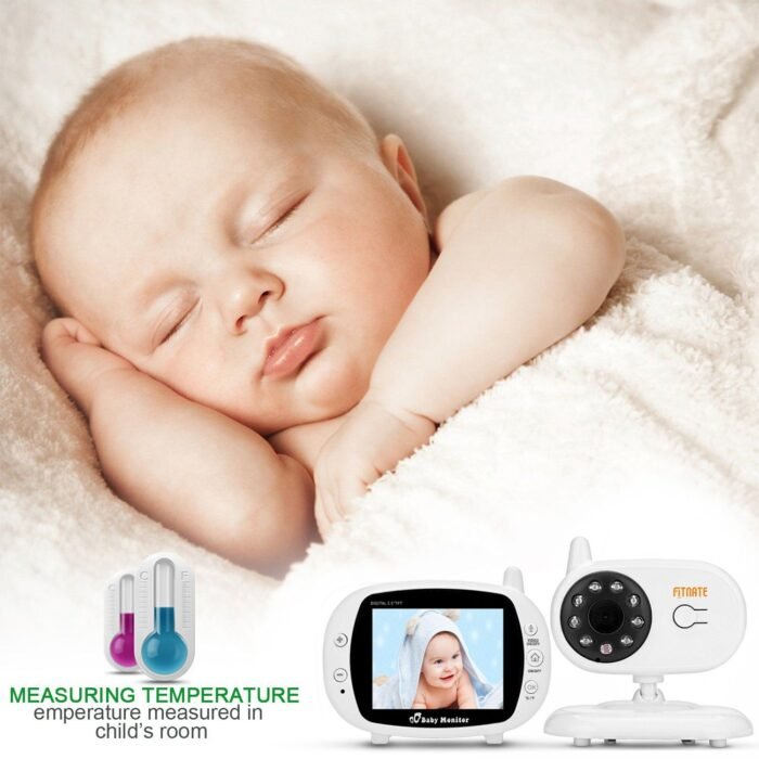 3.5" Audio Video Baby Monitor Wireless Digital Camera Night Vision Safety Viewer - Image 11