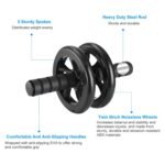 Ab Roller Wheel Fitness Exercise with Knee Pads - Image 4