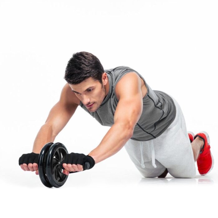 Ab Roller Wheel Fitness Exercise with Knee Pads - Image 14