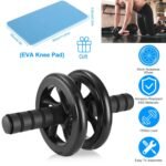 Ab Roller Wheel Fitness Exercise with Knee Pads - Image 9