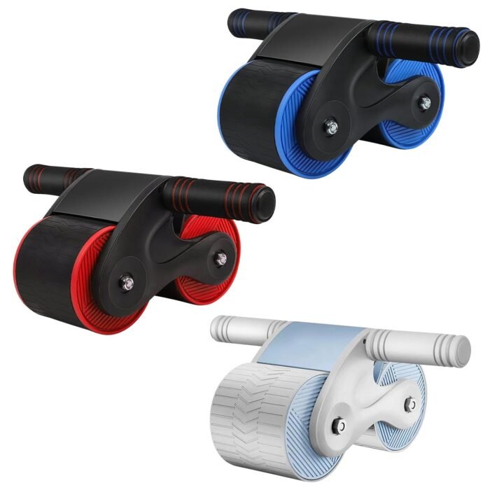 Automatic Rebound Anti-Slip AB Roller Wheel with Knee Pad Holder - Image 4