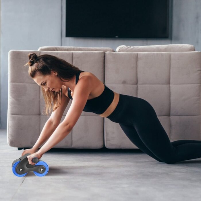 Automatic Rebound Anti-Slip AB Roller Wheel with Knee Pad Holder - Image 5
