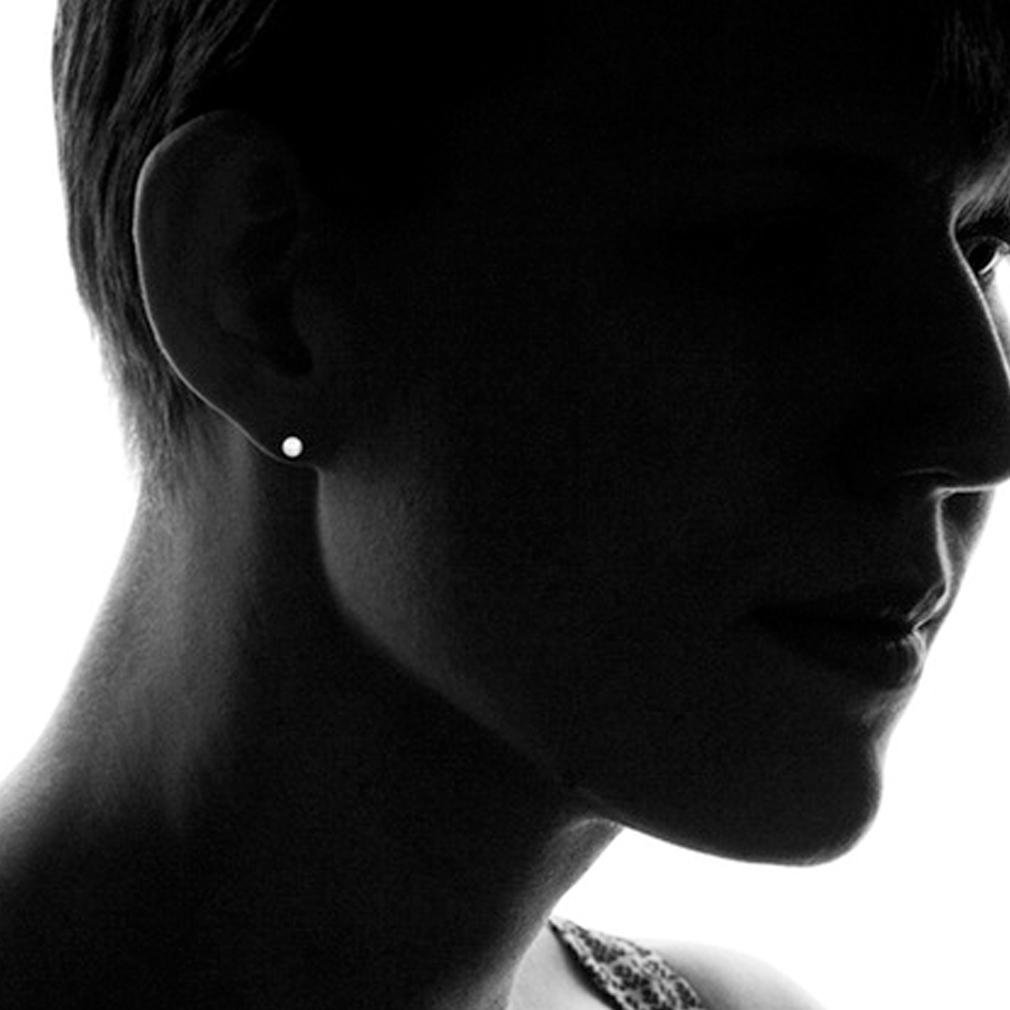 Sterling Silver Trio Ball Stud Earrings Set - Image 3