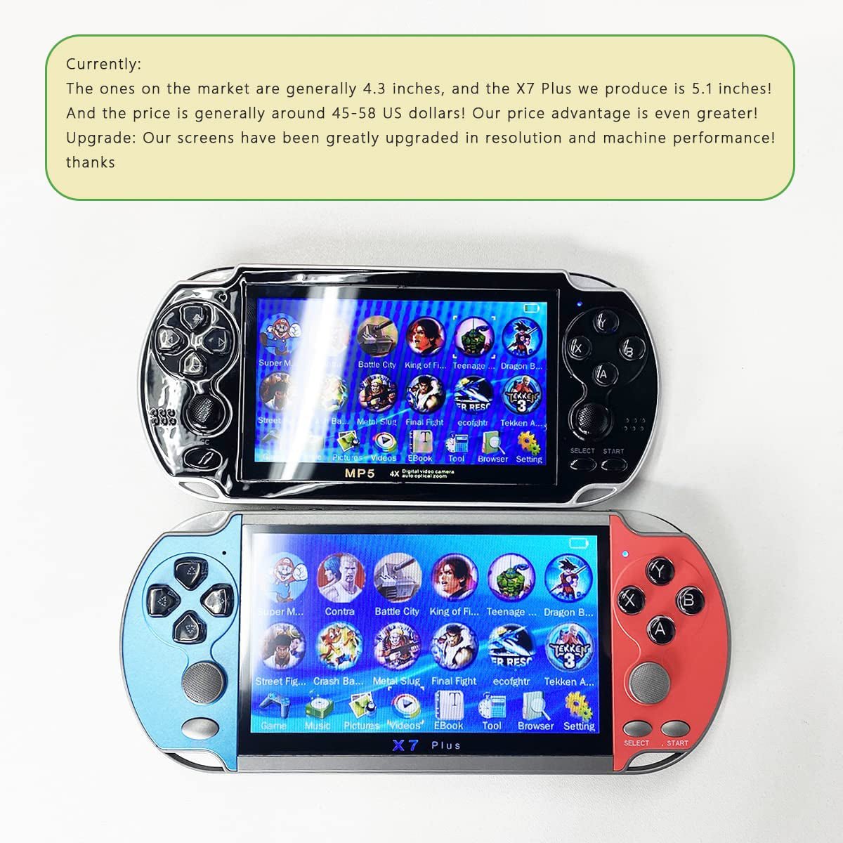 X7Plus Dual Joystick Portable Handheld Game Console - Image 9